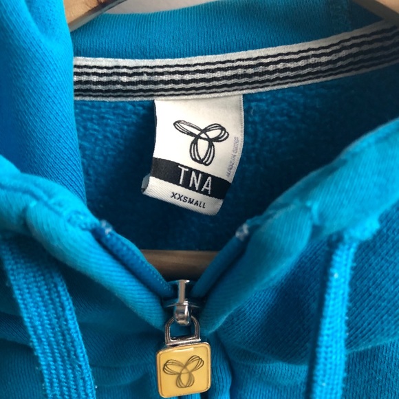 TNA blue hoodie xxs - Picture 3 of 5